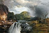 Thomas Moran Canvas Paintings - The Wilds of Lake Superior